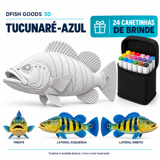 DFISH Goods 3D | Peixes para Pintar